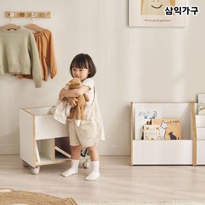리브포레 유아 와이드 이동식 북카트 트롤리