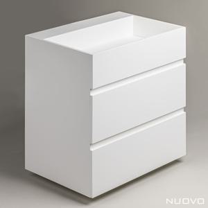 플로마 액상아크릴 세면대 무광 서랍 세면기 NU4012