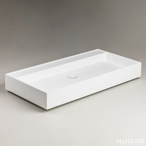 플로마 액상아크릴 세면대 무광 벽걸이 세면기 NU5116