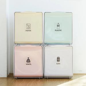 매직큐브 32L 재활용 분리수거함 휴지통 다용도 수납함 5color