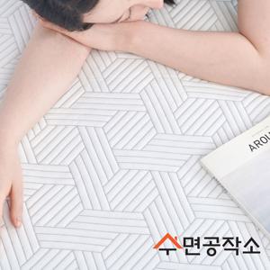 수면공작소 휴비스 듀라론 100% 쿨 고정밴드 침대 시트 접촉 냉감 패드 베개커버 바디필로