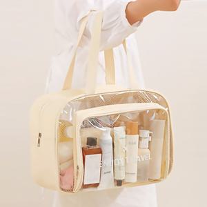 엔조이 PVC 수영가방 투명 방수 비치백 목욕가방 피트니스 물놀이 다용도 숄더 토트백