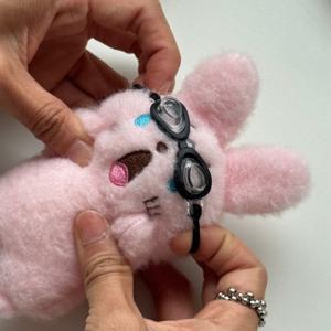 인형 고글 물안경 수경 선글라스 소품 악세사리 10CM 15CM 솜인형 모루인형 안경 키링