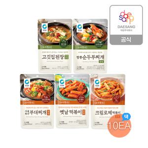 본사직영 간편 양념소스(실온) 10개 골라담기(떡볶이/된장,된장,순두부찌개)