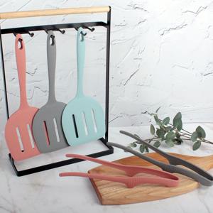 실리콘 집게 파스텔 위생 다용도 주방 위생집게 1P