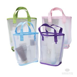 로미 메쉬 비치백 망사 목욕가방