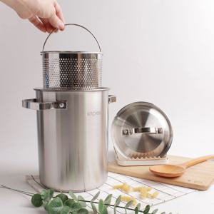 스텐 멀티 냄비 국수 면 오뎅탕 양수 파스타 팟 4.3L