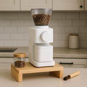 원목 커피분쇄기 선반 그라인더 커피머신 받침 거치대 다이 맞춤 제작