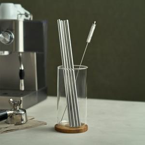 304 스트로우세트 (30cm 일자 4p+세척솔 1p)