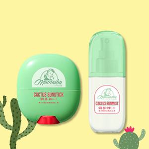 선인장 비건 저자극 선스틱 15g + 선미스트 60ml