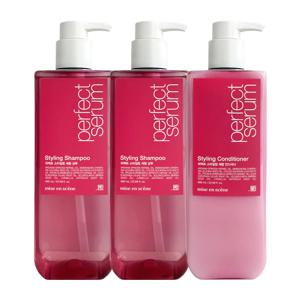 퍼펙트 스타일링 세럼 샴푸 680ml x2 + 컨디셔너