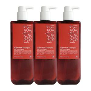 퍼펙트 슈퍼리치 세럼 샴푸 680ml x3