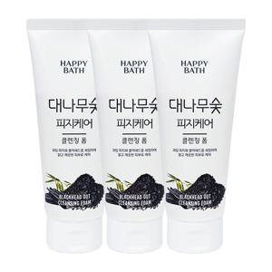 대나무숯 피지흡착 클렌징폼 200g x3