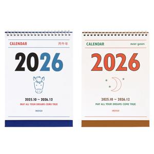 [1+1] 2026 루나 음력 탁상달력 데스크캘린더 데스크테리어 절기