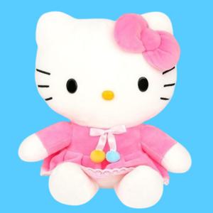 산리오 헬로키티 스커트 인형 큰 대형 소품 팝업 굿즈 선물 캐릭터 인형 25cm