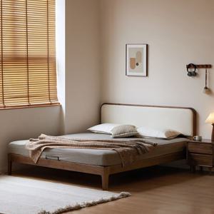 헤르만 블랙 월넛 모던 침대 프레임 Q LK 퀸 라지킹 1500 1800 High type