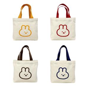 토끼 미니 에코백 캔버스 손목가방 인쇄가능