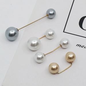 럭셔리 진주 브로치 옷핀 매너 옷핀 오픈방지 노출방지 패션 포인트 악세사리 옷 수선 리폼