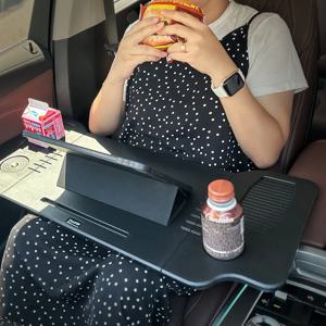 차량용 테이블 접이식 폴딩 차량 자동차 식탁 노트북 거치대 받침대 트레이