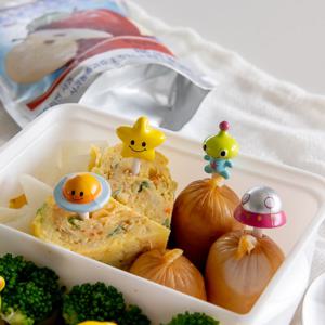 반찬핀 UFO 우주 친구들 도시락픽