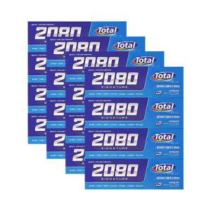 애경 시그니쳐 토탈 블루치약 125g 4입 x4
