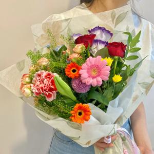 사랑해요한다발 생화 꽃다발 택배 꽃배달