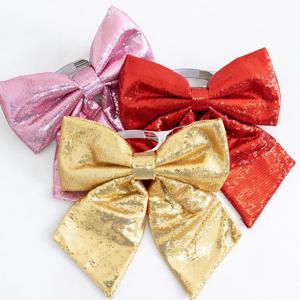리본 장식 커튼집게 타이백 글로시 반짝이 30cm 3colors 인테리어 소품