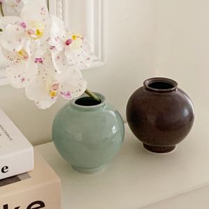 달항아리 도자기 화병 셀프 백일 돌상 꽃병 인테리어 오브제