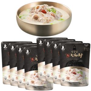 정태우 임금님 특 도가니탕 800g*8팩 한우 사골 곰탕 즉석국