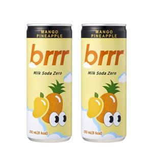 부르르 밀크소다 제로 망고파인애플 250ml*30캔