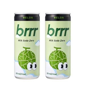 부르르 밀크소다 제로 메론 250ml*30캔