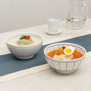 모루 일본풍 도자기 면기 4종 풀세트 라면 국수 냉면 덮밥그릇
