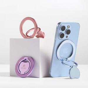 리뉴얼6컬러 듀얼 마그네틱 메탈 맥세이프 링홀더 프로 스마트링 그립톡 브이로그 셀카 거치대