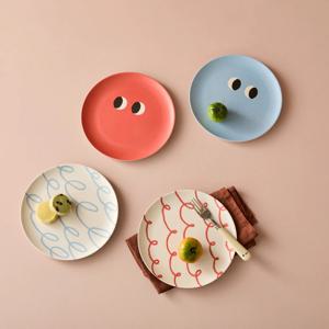 콩알이 뱀부파이버 원형접시 D20 4P세트