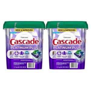 [해외] 캐스케이드 플래티넘 플러스 식기세척기 세재 액션팩 82개입 x2개 Cascade