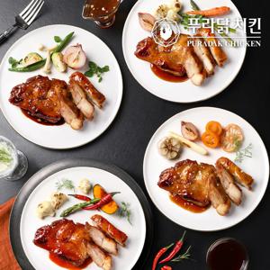 푸라닭 닭다리살 스테이크 130g 4종 혼합 1팩