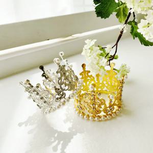 티아라 왕관 웨딩 토퍼 브라이덜샤워 생일파티 촬영소품 공주왕관