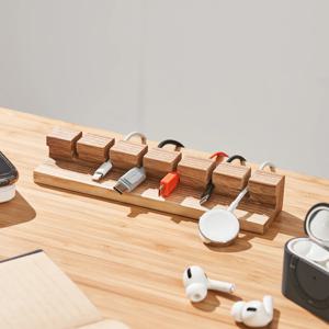 [리퍼] USB 전선정리 우드 케이블 정리 선정리 홀더