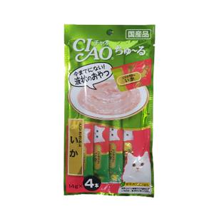 SC-79 챠오츄르 닭가슴살&오징어 14g x 4P x 8개 묶음