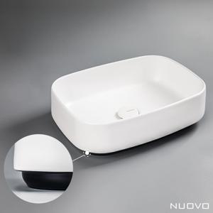 탑볼 세면대 무광 화이트 블랙 탑볼세면기 185 5036MW-B