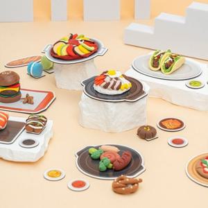 다문화 통합교과 계기교육 실생활 소품 세계 음식 클레이 자석 5색 세트