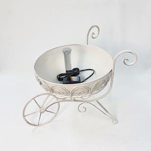 빈티지 수레형 철제 수반 우산분수대