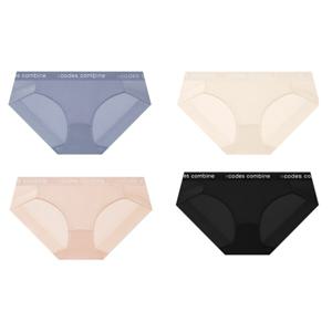(신세계하남점)[코데즈컴바인이너웨어]4종택1 여성팬티(CEWBP161SK,BK,CRM,BG)