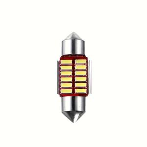 TEMU 10pcs Brightech LED 자동차 내부 돔 램프 전구, 화이트 C5W C10W 4014, 31mm 36mm 39mm 41mm, 자동차 독서 페스톤 램프, 하드 와이어링, ≤36V 작동 전압