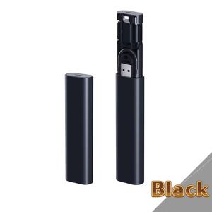 TEMU PD60W 고속 충전 케이블 세트 (USB-C/ 포트 포함), 데이터 케이블 보관함 및 SIM 도구 키트, 아이폰 프로 맥스/14 프로 맥스/13/12/11, 갤럭시 S23/S22/픽셀 태블릿용, 듀얼 컬러 제공