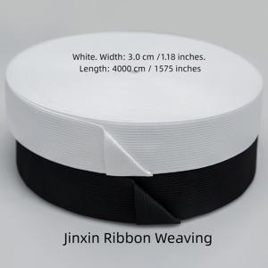 TEMU 40m/개 세탁 탄성 밴드, 평평한 고무 밴드, 탄성 리본, 허리 벨트 탄성 코드, 수제공예 공급품, 수제공예 용품 및 공급품