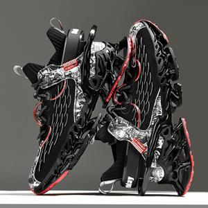 TEMU 남성 캐주얼 스포츠 신발, 럭셔리 테니스 트레이너, 통기성 패션 로퍼, 충격 흡수 기능이 있는 경량 러닝 신발.|운동화|러닝화
