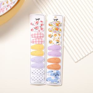 TEMU 20pcs 귀여운 아기 소녀 물방울 모양의 헤어 클립 꽃 모자를 쓰고 있죠 헤어 액세서리|아기한복