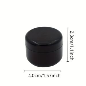 TEMU 32개 블랙 플라스틱 화장품 용기 20g/20ml - 방광, 크림 & 로션용 나사형 여행용 컨테이너