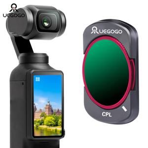 TEMU UEGOGO DJI Osmo Pocket 3용 자석 CPL 필터 세트 - HD 광학 유리, 알루미늄 프레임, 원형 편광기 및 쉬운 청소 천, 비디오 및 사진 품질 향상